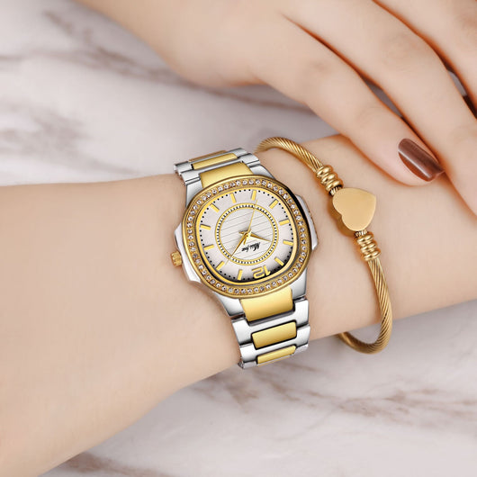 Reloj Casual para Mujer con Cristales Brillantes - Elegancia Diamantada - Image 16