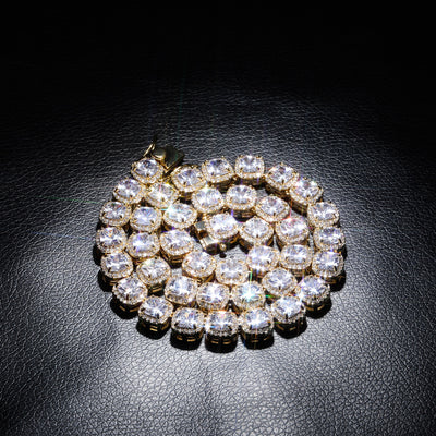 Collar Cuadrado Hip Hop con Circonitas Brillantes - Image 13