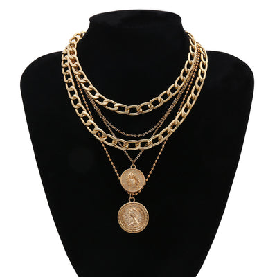 Collar Múltiple Hip Hop con Medallas Colgantes - Image 11