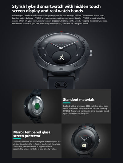 Reloj Inteligente Híbrido con Monitor de Frecuencia Cardíaca y Presión Arterial - Image 7