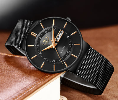 Reloj para hombre con malla metálica - Image 4