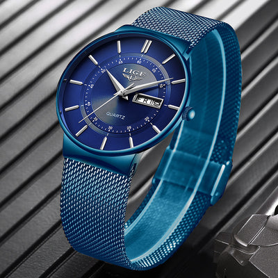 Reloj para hombre con malla metálica - Image 5