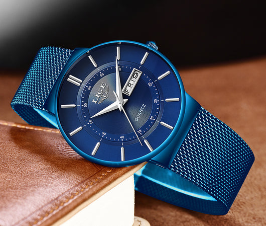 Reloj para hombre con malla metálica - Image 11
