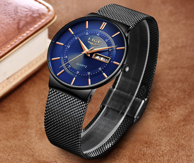 Reloj para hombre con malla metálica - Image 18