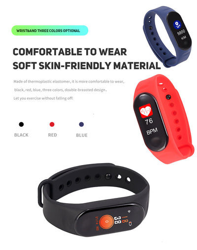 Pulsera Inteligente M3 con Pantalla Color - Monitor de Frecuencia Cardíaca y Presión Arterial - Image 9
