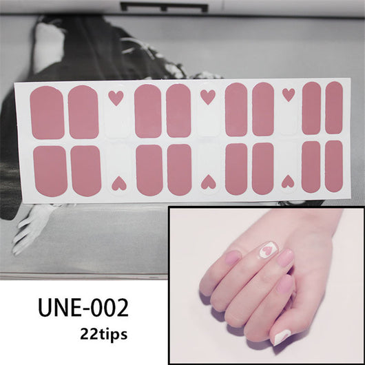 Pegatinas de Uñas 3D Navideñas Estilo Europeo - Impermeables y Desprendibles 22 Puntas - Image 44