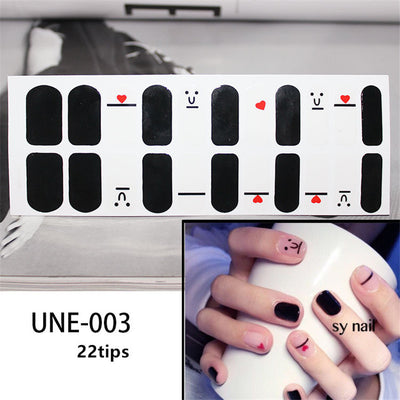Pegatinas de Uñas 3D Navideñas Estilo Europeo - Impermeables y Desprendibles 22 Puntas - Image 45
