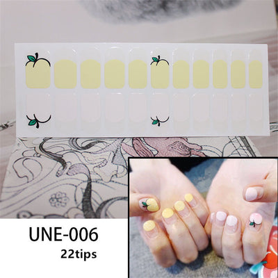 Pegatinas de Uñas 3D Navideñas Estilo Europeo - Impermeables y Desprendibles 22 Puntas - Image 48