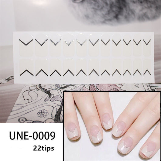 Pegatinas de Uñas 3D Navideñas Estilo Europeo - Impermeables y Desprendibles 22 Puntas - Image 50