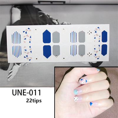 Pegatinas de Uñas 3D Navideñas Estilo Europeo - Impermeables y Desprendibles 22 Puntas - Image 52
