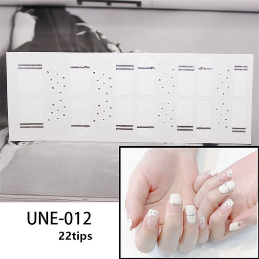 Pegatinas de Uñas 3D Navideñas Estilo Europeo - Impermeables y Desprendibles 22 Puntas - Image 53