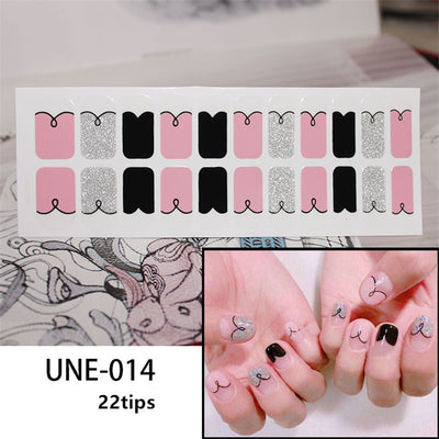 Pegatinas de Uñas 3D Navideñas Estilo Europeo - Impermeables y Desprendibles 22 Puntas - Image 55