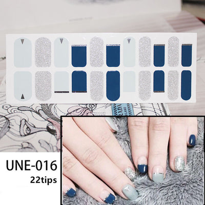 Pegatinas de Uñas 3D Navideñas Estilo Europeo - Impermeables y Desprendibles 22 Puntas - Image 57