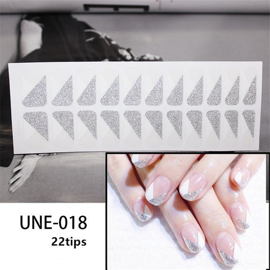 Pegatinas de Uñas 3D Navideñas Estilo Europeo - Impermeables y Desprendibles 22 Puntas - Image 59