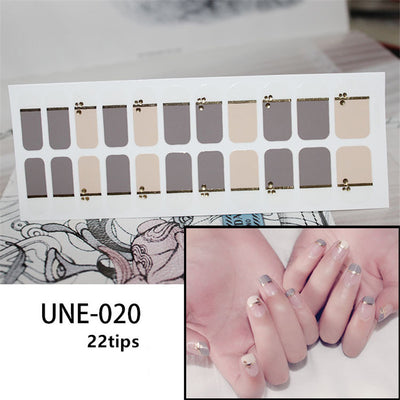 Pegatinas de Uñas 3D Navideñas Estilo Europeo - Impermeables y Desprendibles 22 Puntas - Image 60
