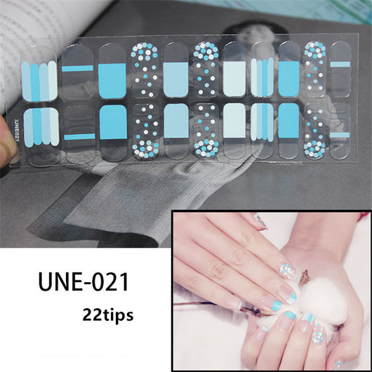 Pegatinas de Uñas 3D Navideñas Estilo Europeo - Impermeables y Desprendibles 22 Puntas - Image 61