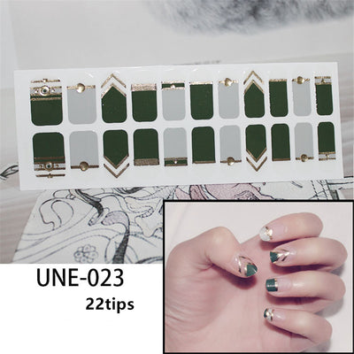 Pegatinas de Uñas 3D Navideñas Estilo Europeo - Impermeables y Desprendibles 22 Puntas - Image 63