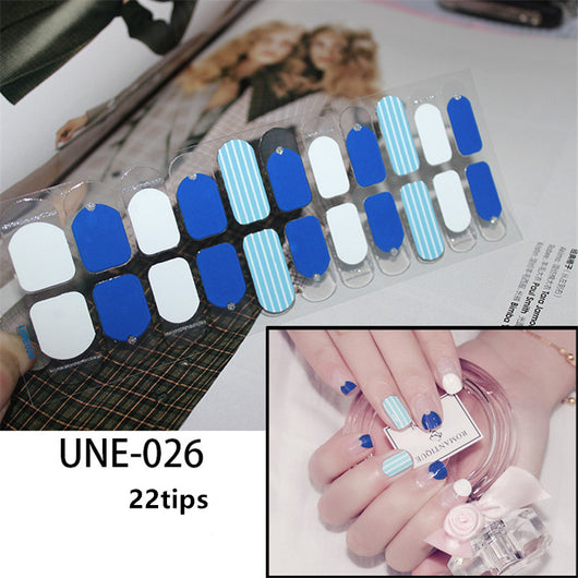Pegatinas de Uñas 3D Navideñas Estilo Europeo - Impermeables y Desprendibles 22 Puntas - Image 66