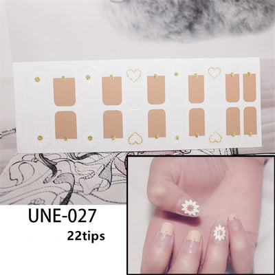 Pegatinas de Uñas 3D Navideñas Estilo Europeo - Impermeables y Desprendibles 22 Puntas - Image 67