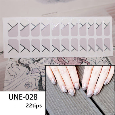 Pegatinas de Uñas 3D Navideñas Estilo Europeo - Impermeables y Desprendibles 22 Puntas - Image 68