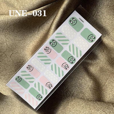 Pegatinas de Uñas 3D Navideñas Estilo Europeo - Impermeables y Desprendibles 22 Puntas - Image 71