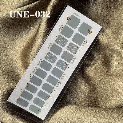 Pegatinas de Uñas 3D Navideñas Estilo Europeo - Impermeables y Desprendibles 22 Puntas - Image 72