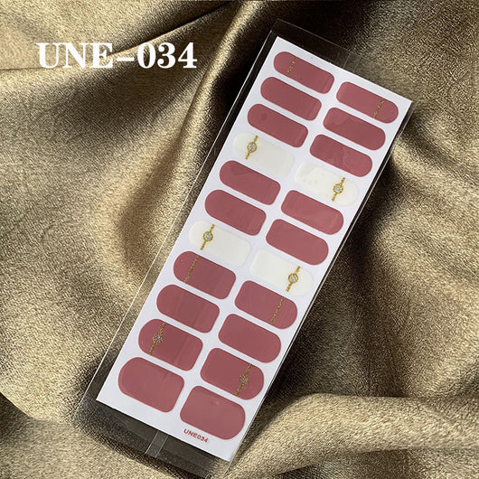 Pegatinas de Uñas 3D Navideñas Estilo Europeo - Impermeables y Desprendibles 22 Puntas - Image 74