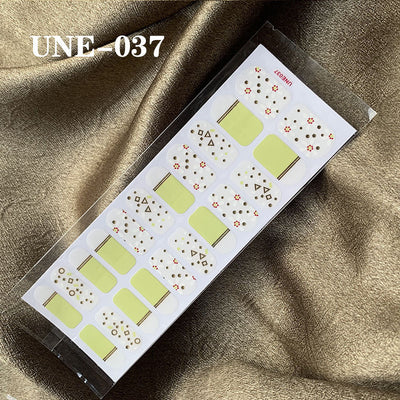 Pegatinas de Uñas 3D Navideñas Estilo Europeo - Impermeables y Desprendibles 22 Puntas - Image 77