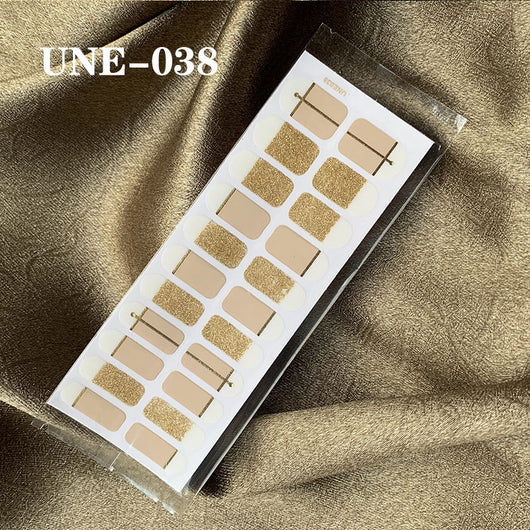 Pegatinas de Uñas 3D Navideñas Estilo Europeo - Impermeables y Desprendibles 22 Puntas - Image 78