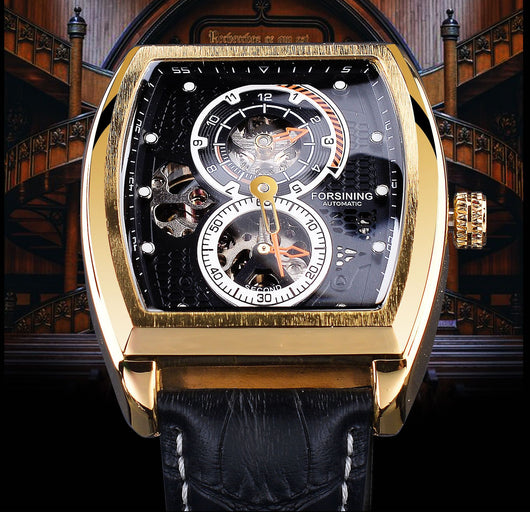Reloj Mecánico Automático Cuadrado Hueco para Hombre - Diseño Casual Elegante - Image 8