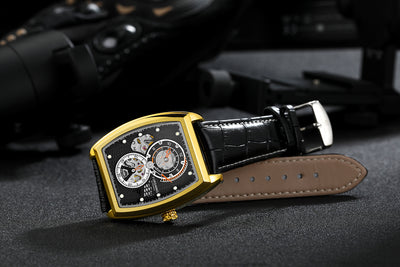 Reloj Mecánico Automático Cuadrado Hueco para Hombre - Diseño Casual Elegante - Image 15