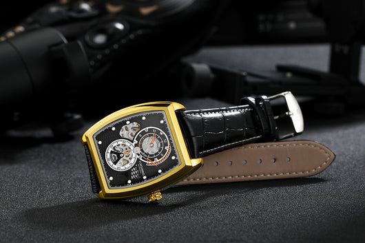 Reloj Mecánico Automático Cuadrado Hueco para Hombre - Diseño Casual Elegante - Image 15