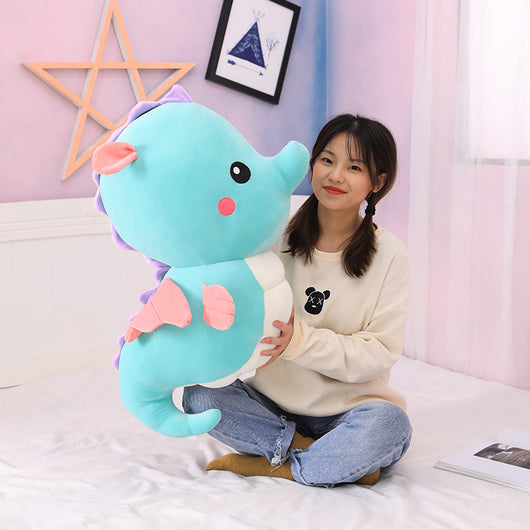 Almohada Peluche Caballo de Mar Ángel Grande - Image 11