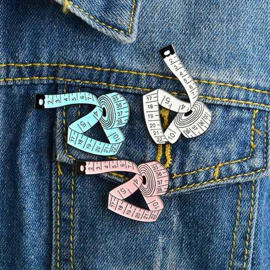 Broche Cinta Métrica Diseño Animado en Aleación - Image 8