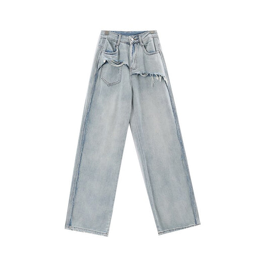 Jeans Vintage de Cintura Alta y Pierna Recta para Mujer - Image 8