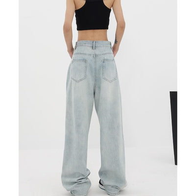 Jeans Vintage de Cintura Alta y Pierna Recta para Mujer - Image 12