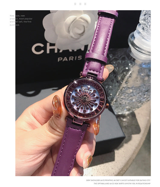 Reloj de Cuarzo para Mujer con Correa de Cuero - Elegancia y Estilo - Image 11