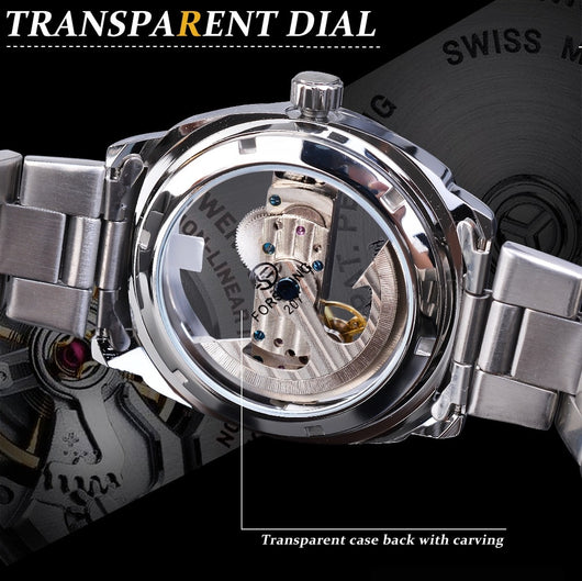 Reloj Mecánico Automático con Diseño Esqueleto - Image 16