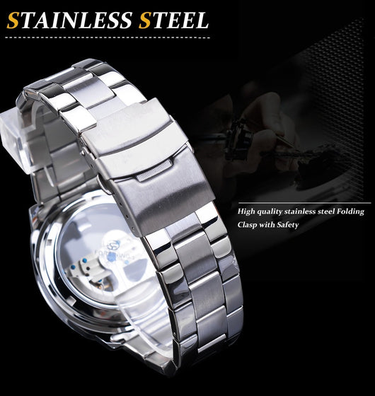 Reloj Mecánico Automático con Diseño Esqueleto - Image 17