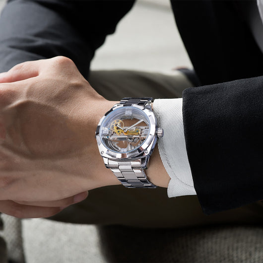 Reloj Mecánico Automático con Diseño Esqueleto - Image 18