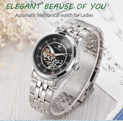 Reloj Mecánico Automático Hollow Love - Image 5