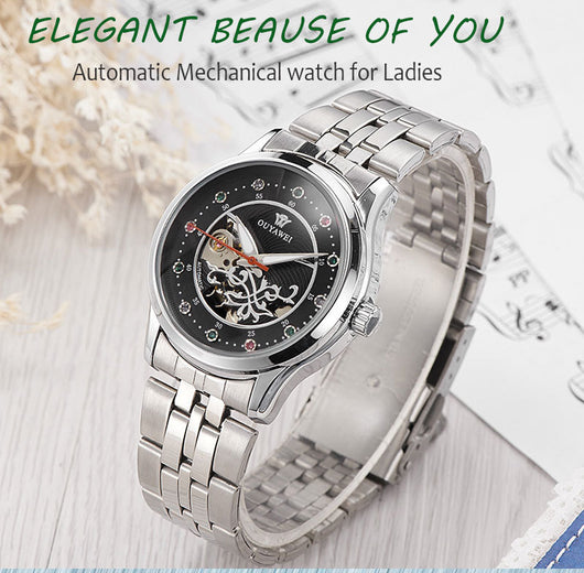 Reloj Mecánico Automático Hollow Love - Image 5