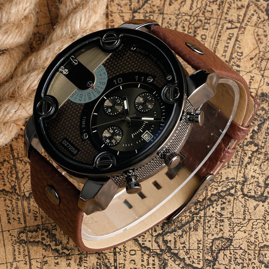 Reloj Deportivo de Cuarzo para Hombre con Esfera Grande y Correa Metálica - Image 9