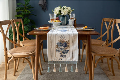 Camino de Mesa Chenilla con Borlas - Mantel Poliéster Personalizable - Image 6