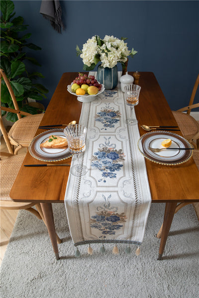 Camino de Mesa Chenilla con Borlas - Mantel Poliéster Personalizable - Image 7