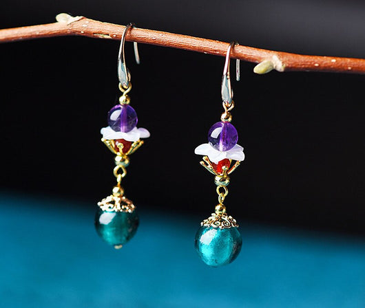 Aretes de Vidrio Árbol Ancestral con Mil Vides - Image 5