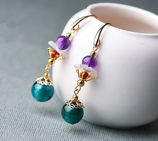 Aretes de Vidrio Árbol Ancestral con Mil Vides - Image 6