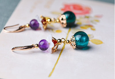 Aretes de Vidrio Árbol Ancestral con Mil Vides - Image 7