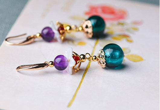 Aretes de Vidrio Árbol Ancestral con Mil Vides - Image 7
