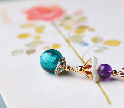 Aretes de Vidrio Árbol Ancestral con Mil Vides - Image 8